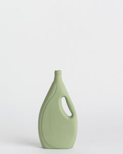 Middle Kingdom Laundry Detergent Vase in sage against white background
