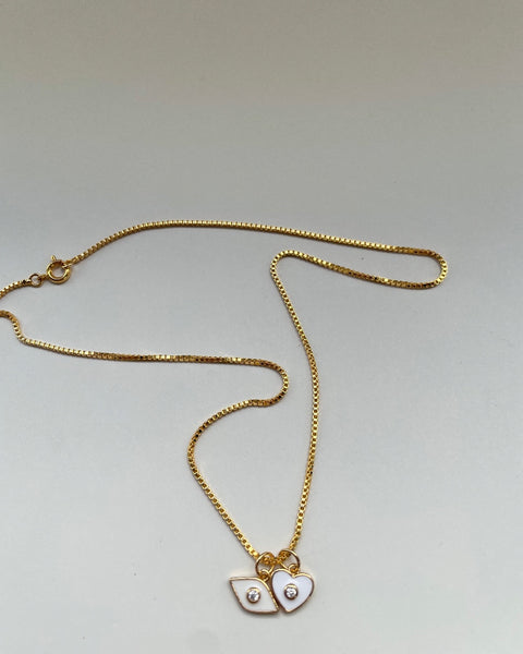 Sunday Project Love & Protection Charm Necklace in Gold