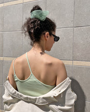 Load image into Gallery viewer, NA-KD Ribbed One Shoulder Top in Green
