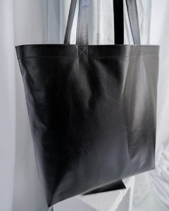 Melo Melo Carryall Leather Tote Black