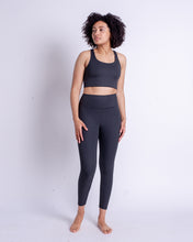 Load image into Gallery viewer, Girlfriend Collective RIB High-Rise Crop Legging in Black
