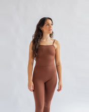 Load image into Gallery viewer, Girlfriend Collective Cami Unitard in Earth
