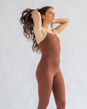 Load image into Gallery viewer, Girlfriend Collective Cami Unitard in Earth
